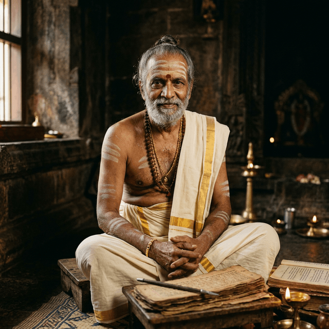 Achuthan Namboodiri portrait
